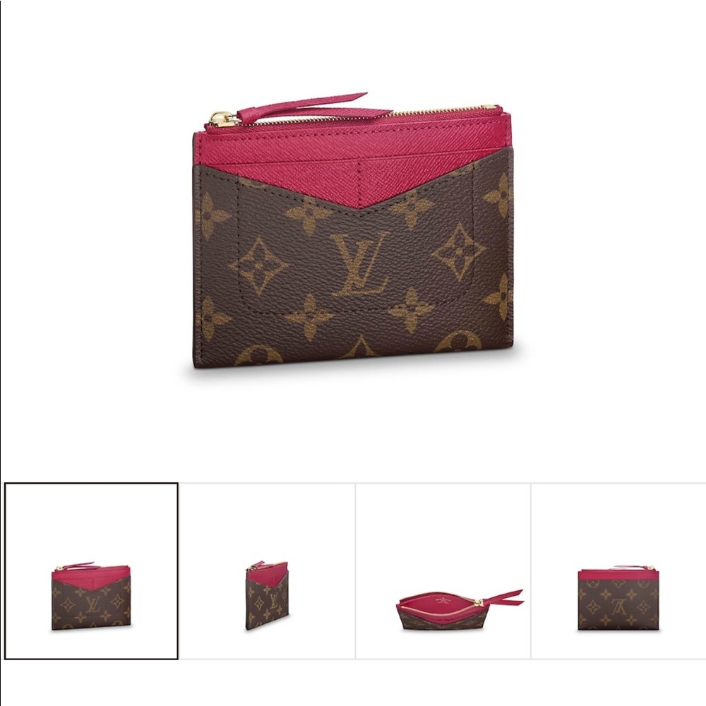 Louis Vuitton zipped card holder